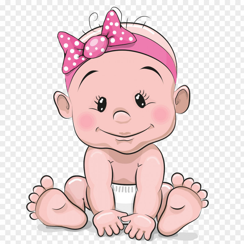 Cute Baby Girl PNG baby girl clipart PNG
