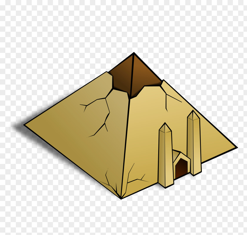 Fantasy Map Symbols Egyptian Pyramids Ancient Egypt Clip Art PNG