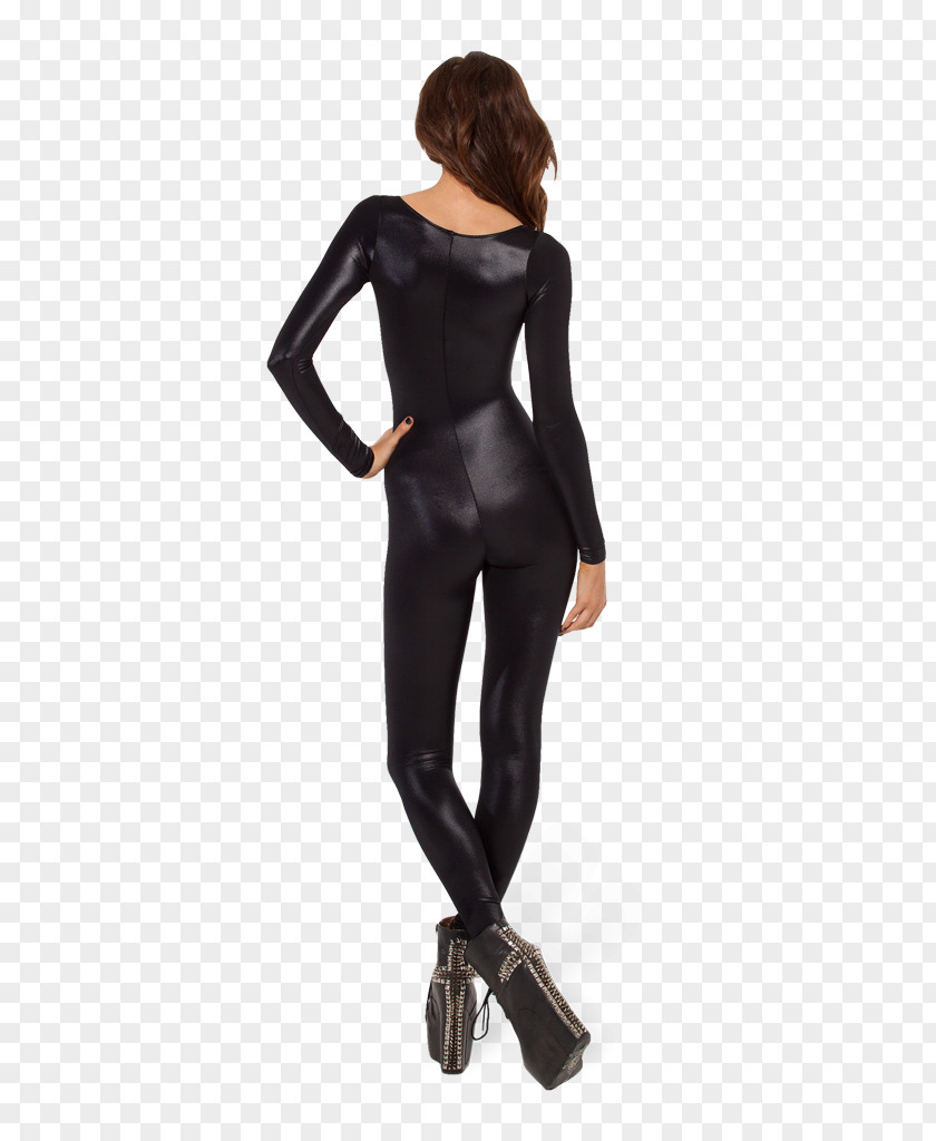Sleeve Catsuit Wetlook Clothing Skin-tight Garment PNG
