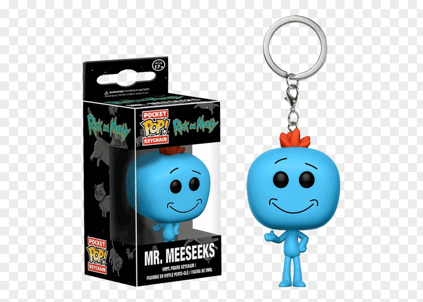 Toy Meeseeks And Destroy Funko Key Chains Action & Figures Morty Smith PNG