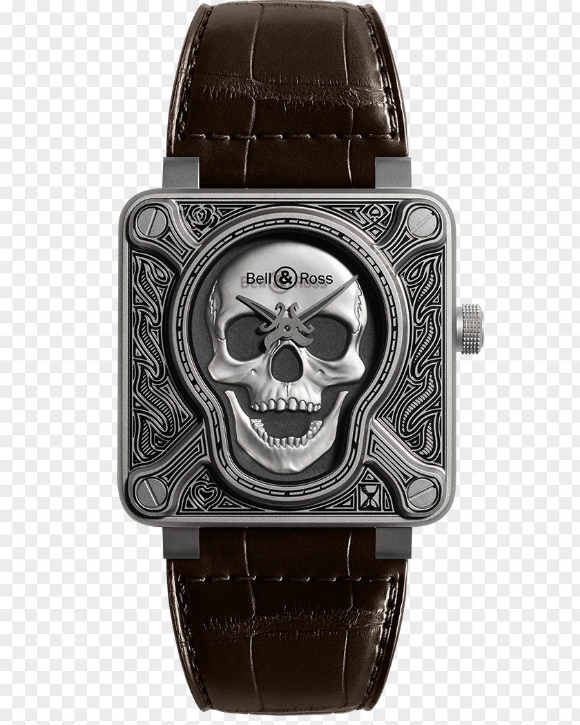 Watch Bell & Ross Skull Panerai Strap PNG