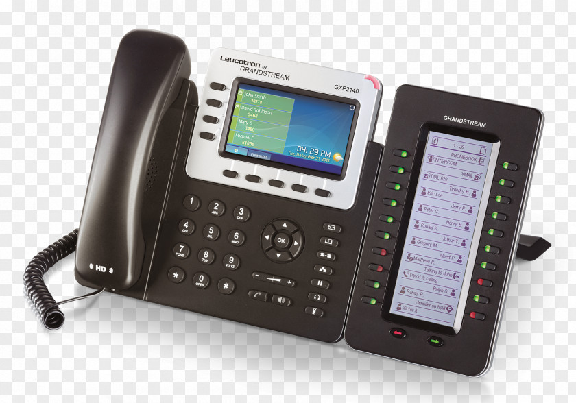 Grandstream GXP2140 VoIP Phone Networks Voice Over IP Telephone PNG