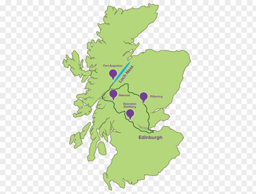 Map Scotland Vector Blank PNG