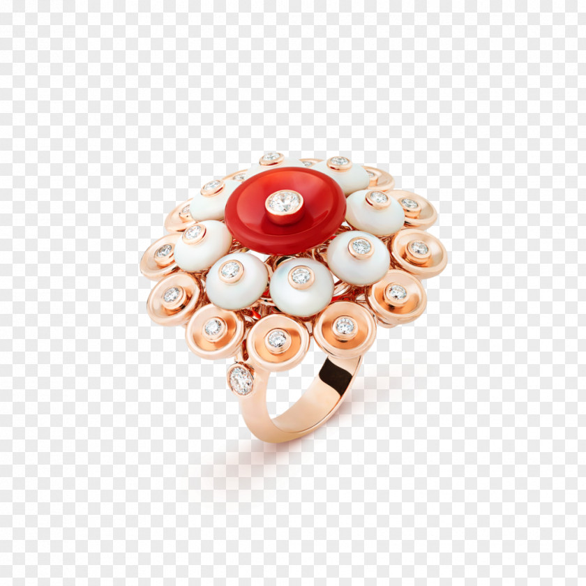 Ring Van Cleef & Arpels Jewellery Gold Pearl PNG