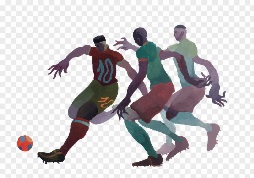 Creative Illustration Of People Playing Football Zulia FC Venezuela National Team PNG