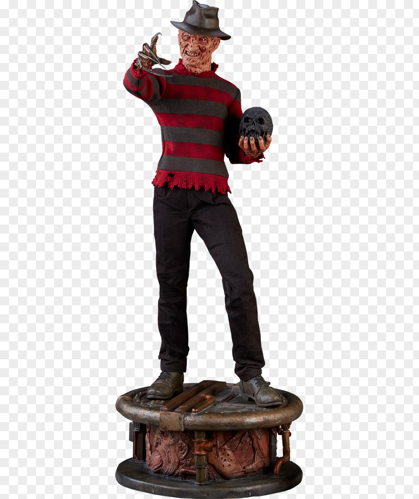 Freddy Krueger Figurine Nightmare Statue Sideshow Collectibles PNG