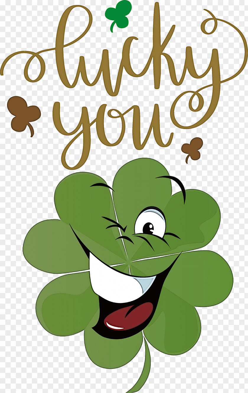 Lucky You St Patricks Day PNG