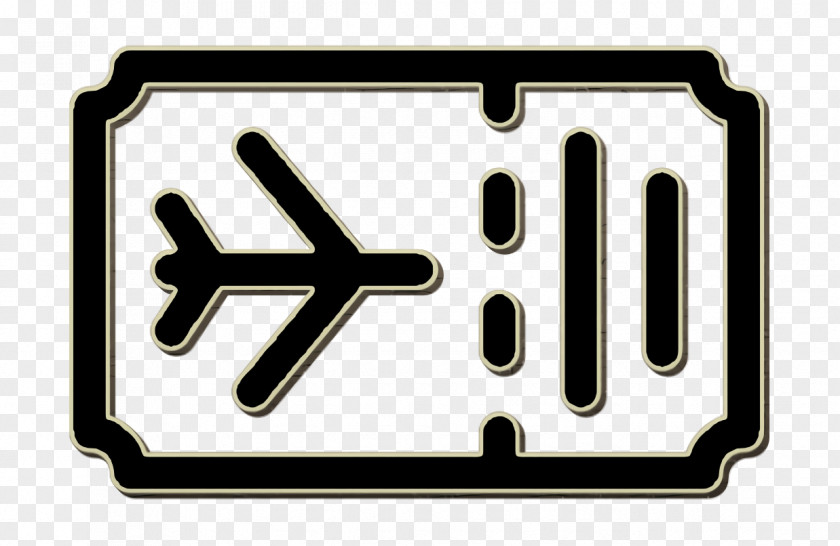 Plane Icon Ticket Travel App PNG