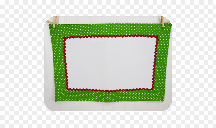 Polka Dots Borders Place Mats Rectangle Textile PNG