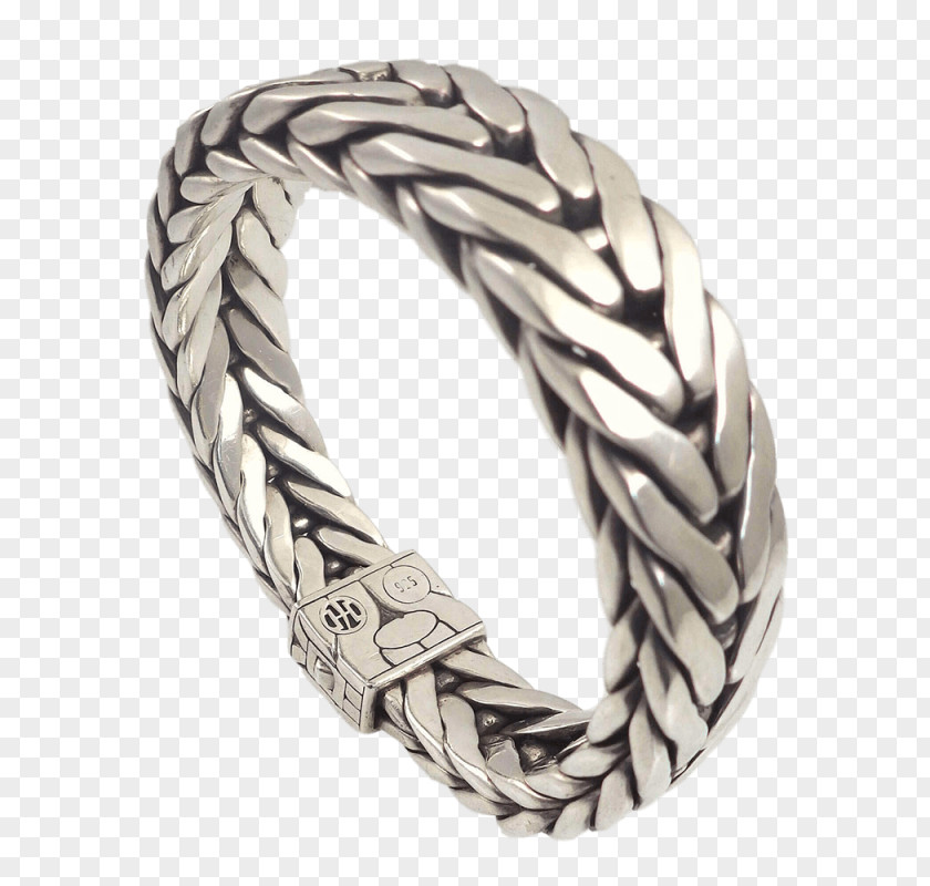 Ribbon Weaving Ring Bracelet John Hardy Sterling Silver Chain PNG