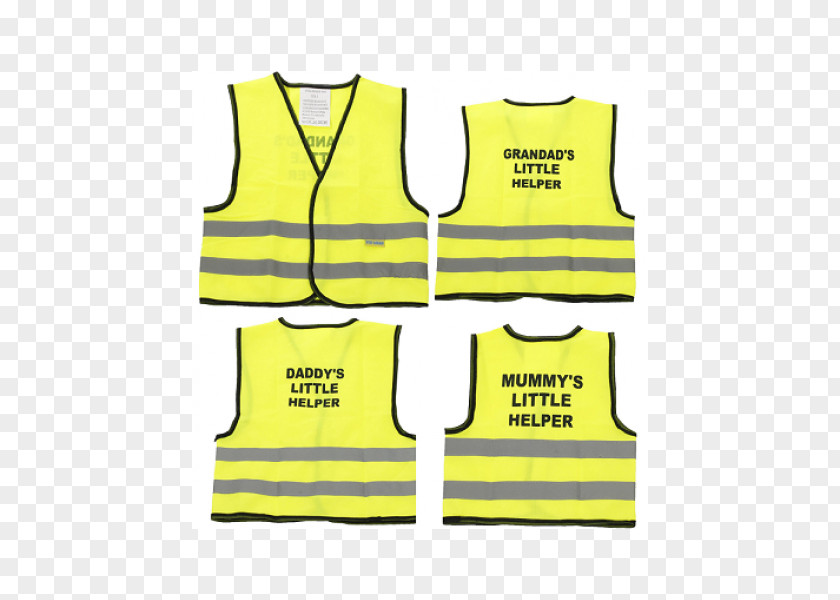 Safety Vest T-shirt Sleeveless Shirt Gilets High-visibility Clothing PNG