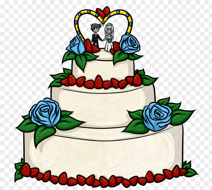 Wedding Cake Sugar Torte Decorating PNG