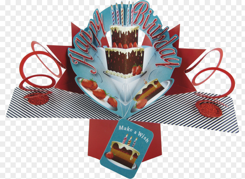 Birthday Greeting & Note Cards Torte Pop-up Book PNG