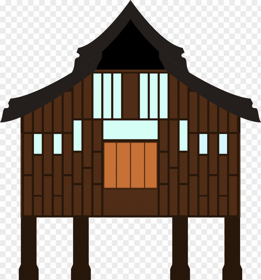 Brown House Cliparts Kampong Malay Houses Clip Art PNG