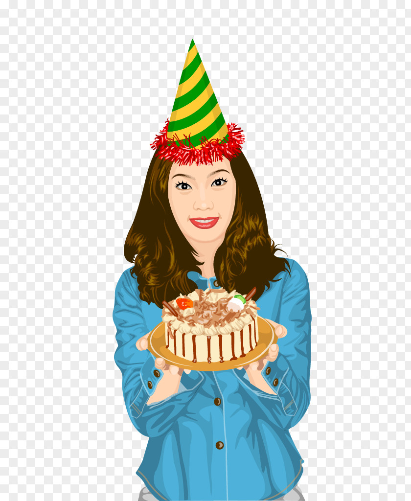 Cake Birthday Cupcake Illustration PNG