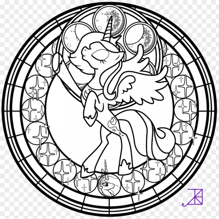 Glass Sunset Shimmer Coloring Book Stained Pony Princess Luna PNG