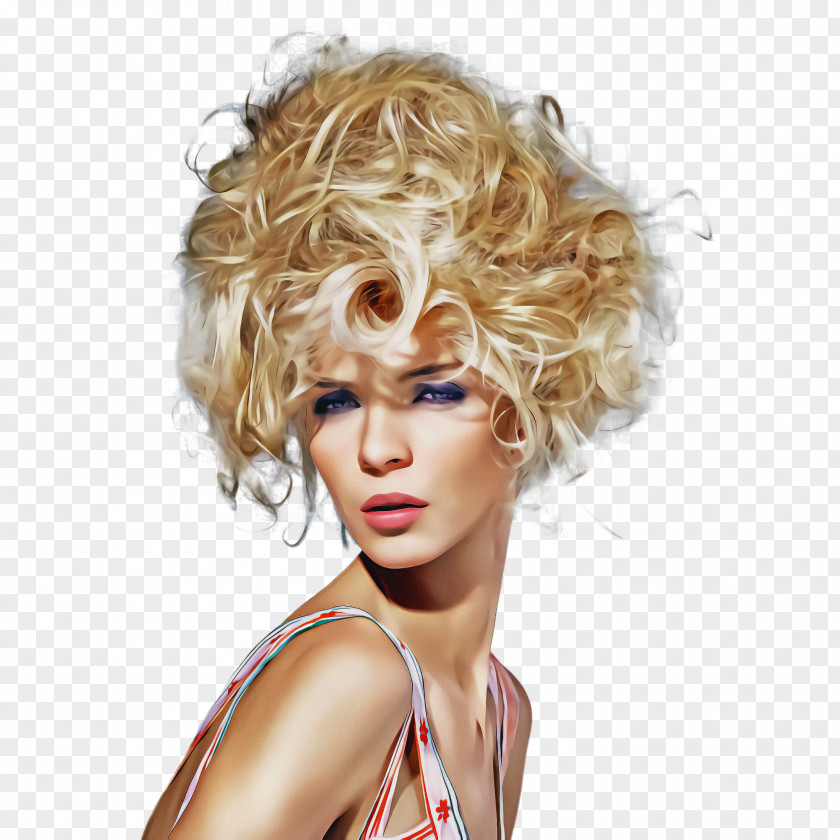 Lace Wig Surfer Hair Blond Hairstyle Chin PNG