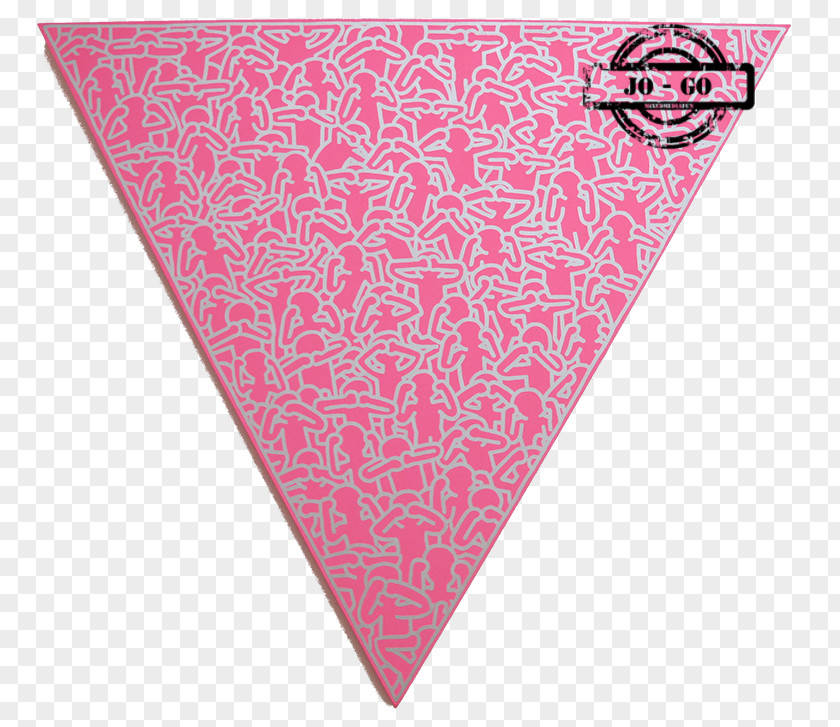 Painting Works On Paper 1989 Work Of Art Pink Triangle PNG
