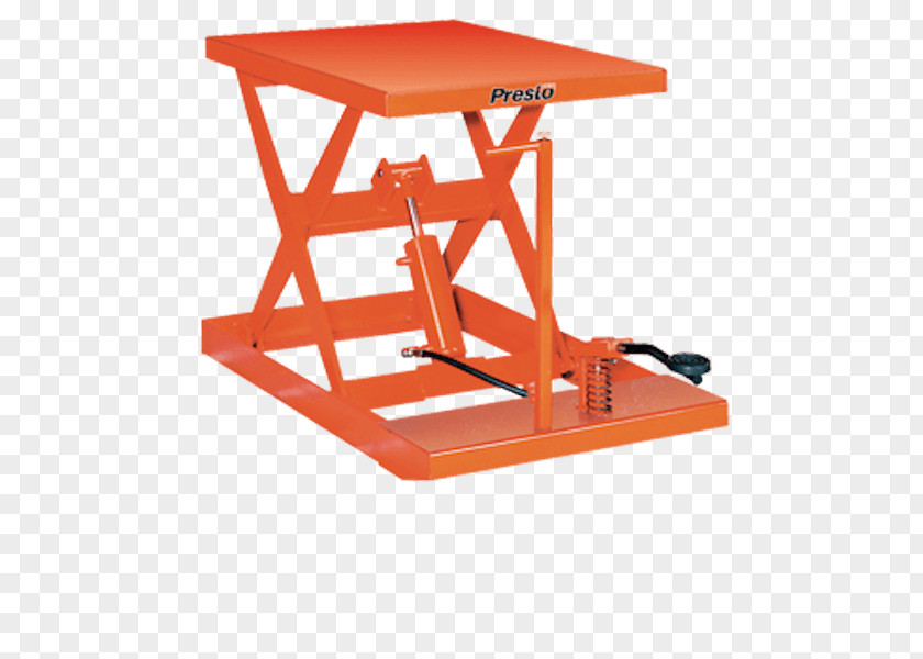 Scissor Lift Table Scissors Mechanism Elevator Hydraulics Presto Lifts Inc PNG