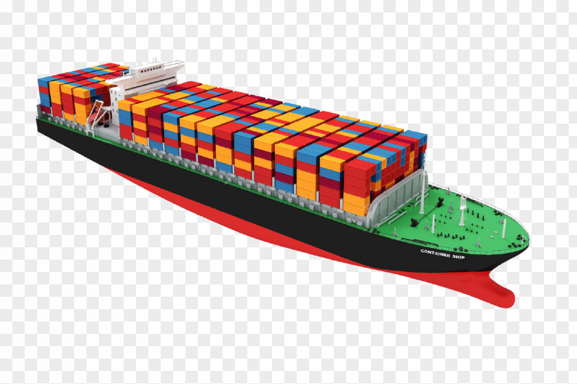 Ship Water Transportation Container Intermodal Cargo PNG