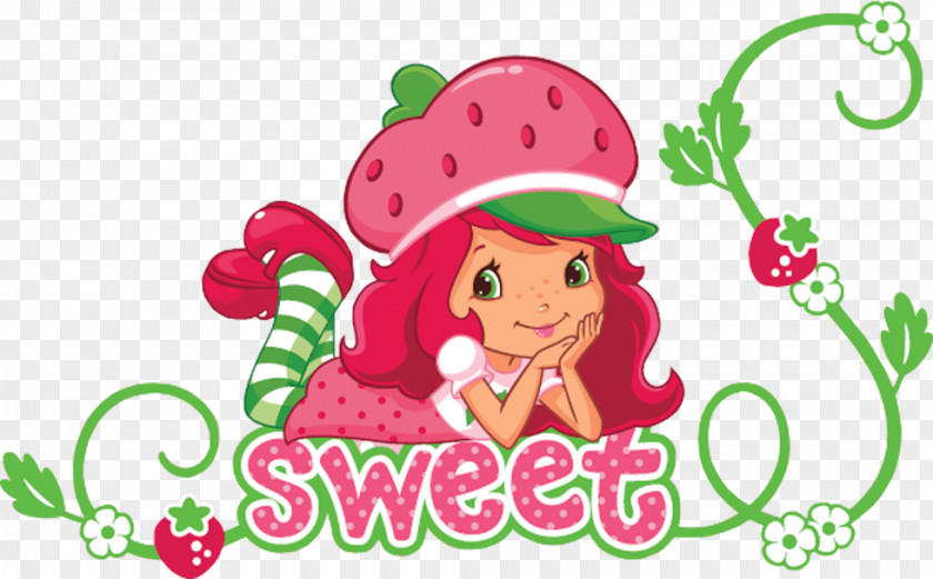 Strawberry Shortcake Pie Desktop Wallpaper PNG