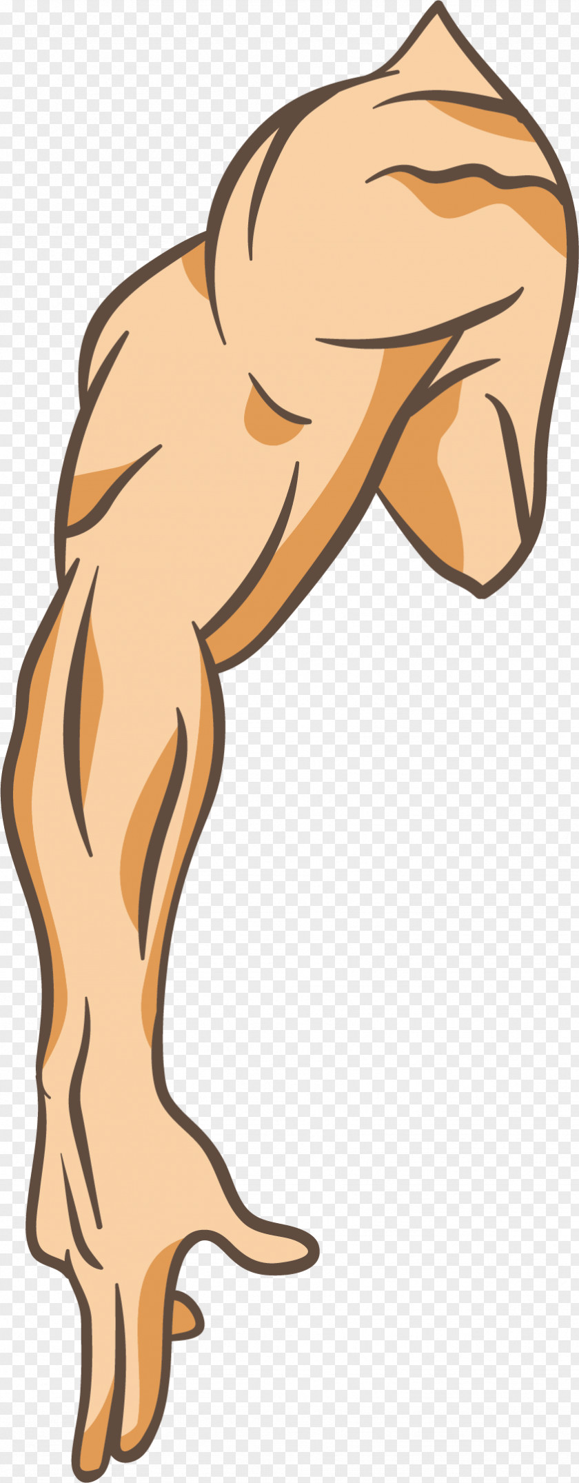 Strong, Powerful Right Arm Computer File PNG