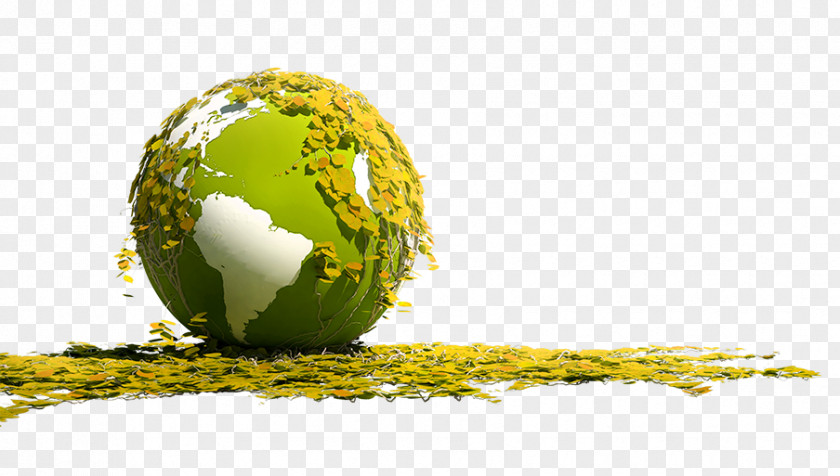 Yellow Green Simple Planet Grassland Decorative Patterns Environmental Protection Environmentally Friendly Natural Environment Environmentalism PNG