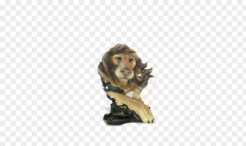 Cartoon Lion Figurine PNG