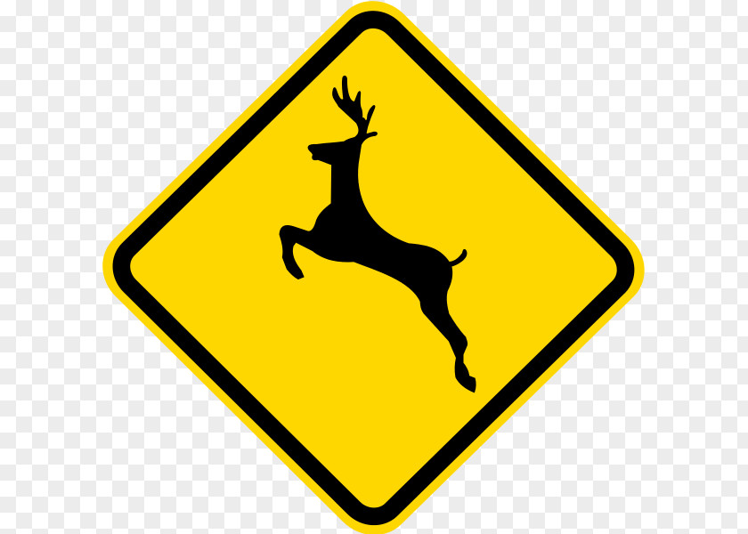 Deer Iowa Warning Sign Traffic PNG