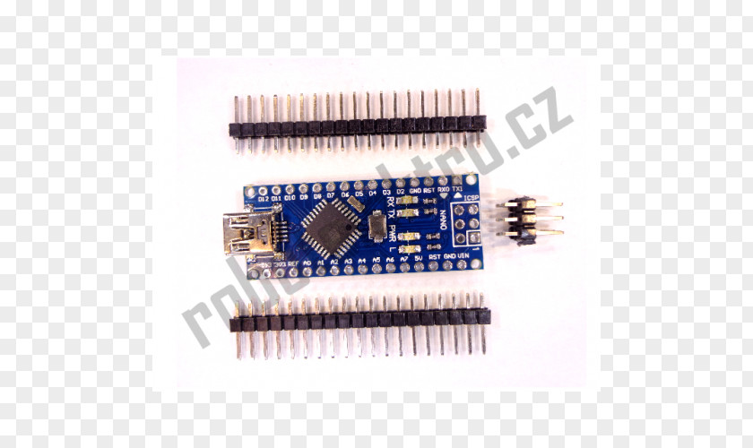 Atmega328 Microcontroller Hardware Programmer Transistor Electronics Capacitor PNG