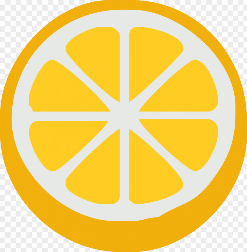 Cartoon Lemon Slices Circle Area Yellow Clip Art PNG