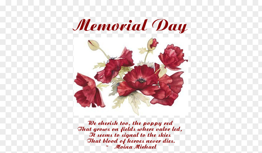 Memorial Day Watercolor Painting Image Graphics Autumn PNG