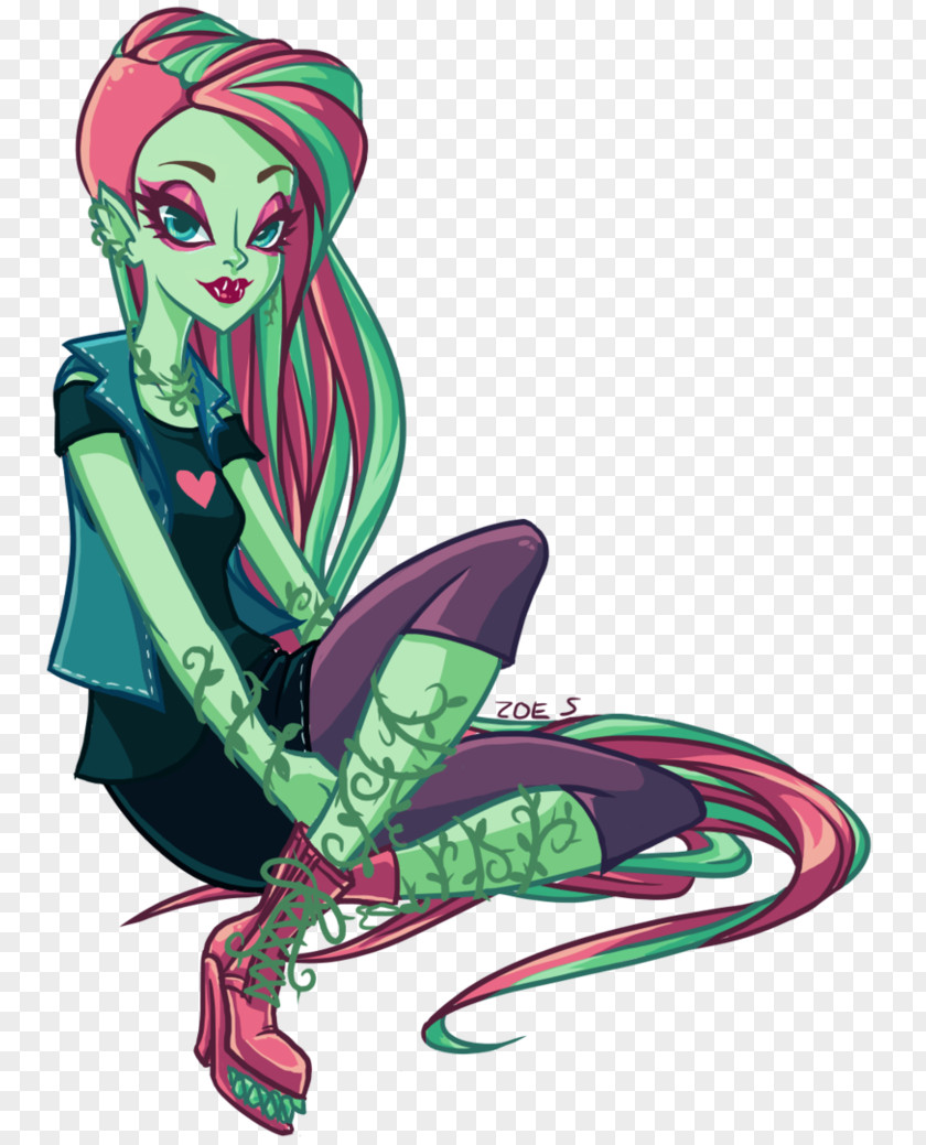 Monster High Drawing Doll PNG