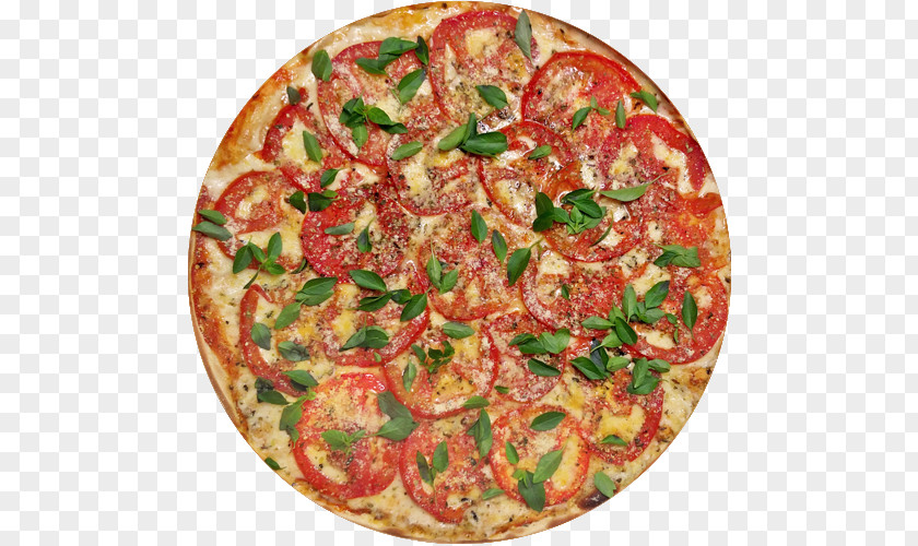 Pizza Marguerita California-style Sicilian Vegetarian Cuisine Tarte Flambée PNG