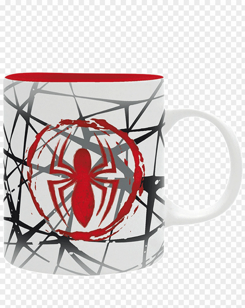 Spider-man Web Of Spider-Man Mug Iron Man Captain America PNG