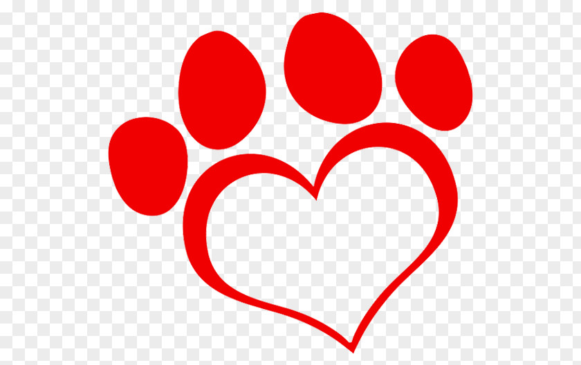 Valentines Day Gift Dog Paw Clip Art PNG