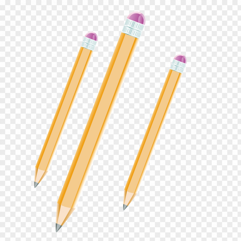 Yellow Pencil Eraser Natural Rubber PNG