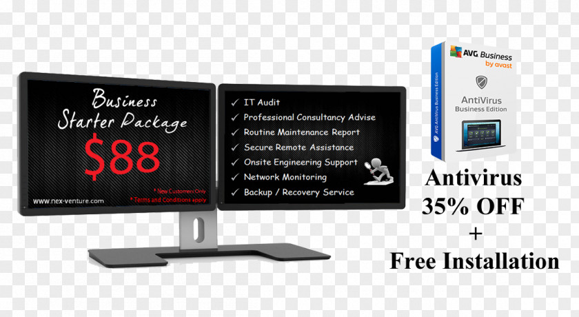 Discount Banner Computer Monitor Accessory Monitors Business Display Device Multi-monitor PNG