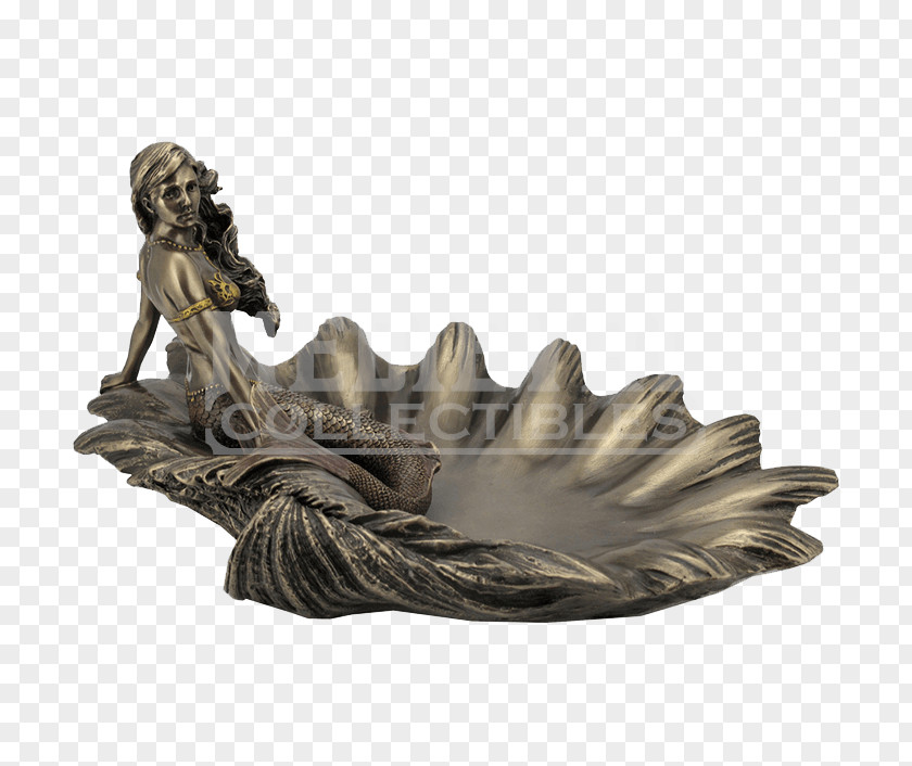Mermaid Bronze Sculpture The Little Figurine PNG