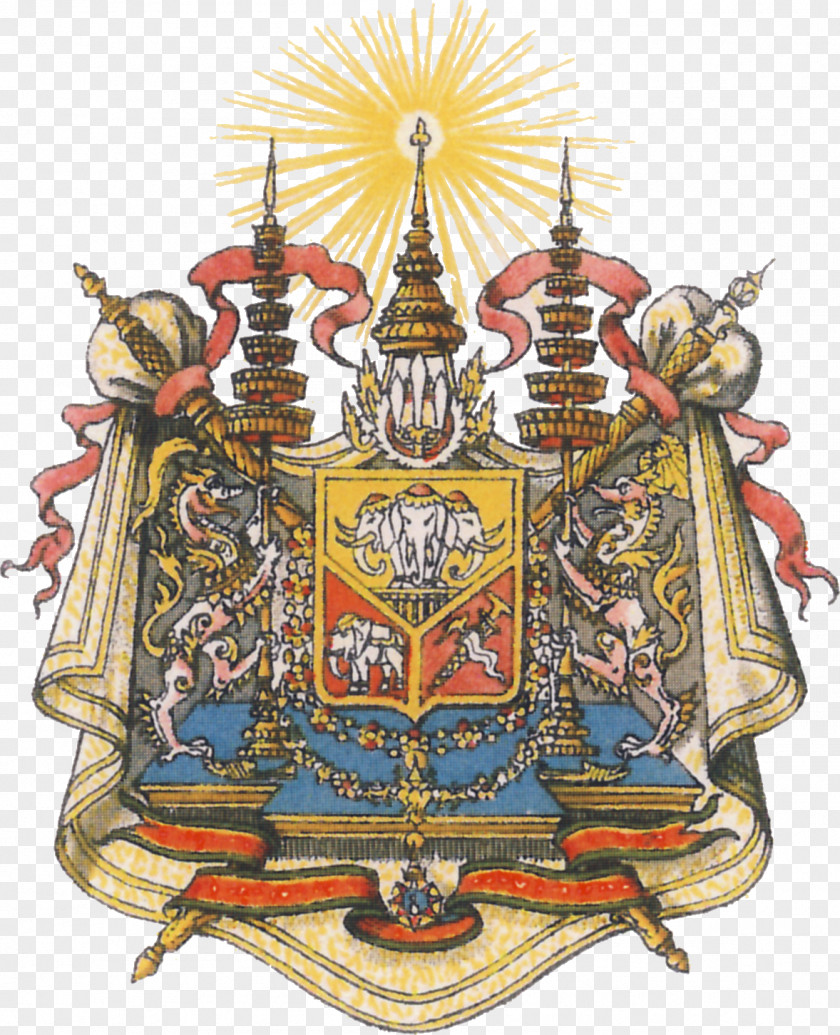 Thailand Emblem Of Coat Arms Monarchy Symbol PNG