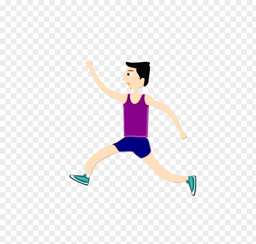 Cartoon Arm Leg Joint Jumping PNG