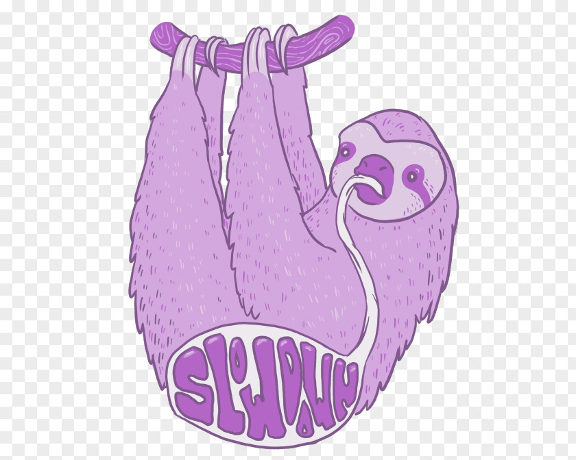 Cartoon Sloth Drawing PNG