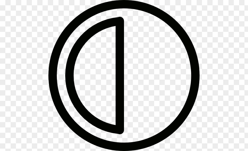 Contrast Symbol PNG