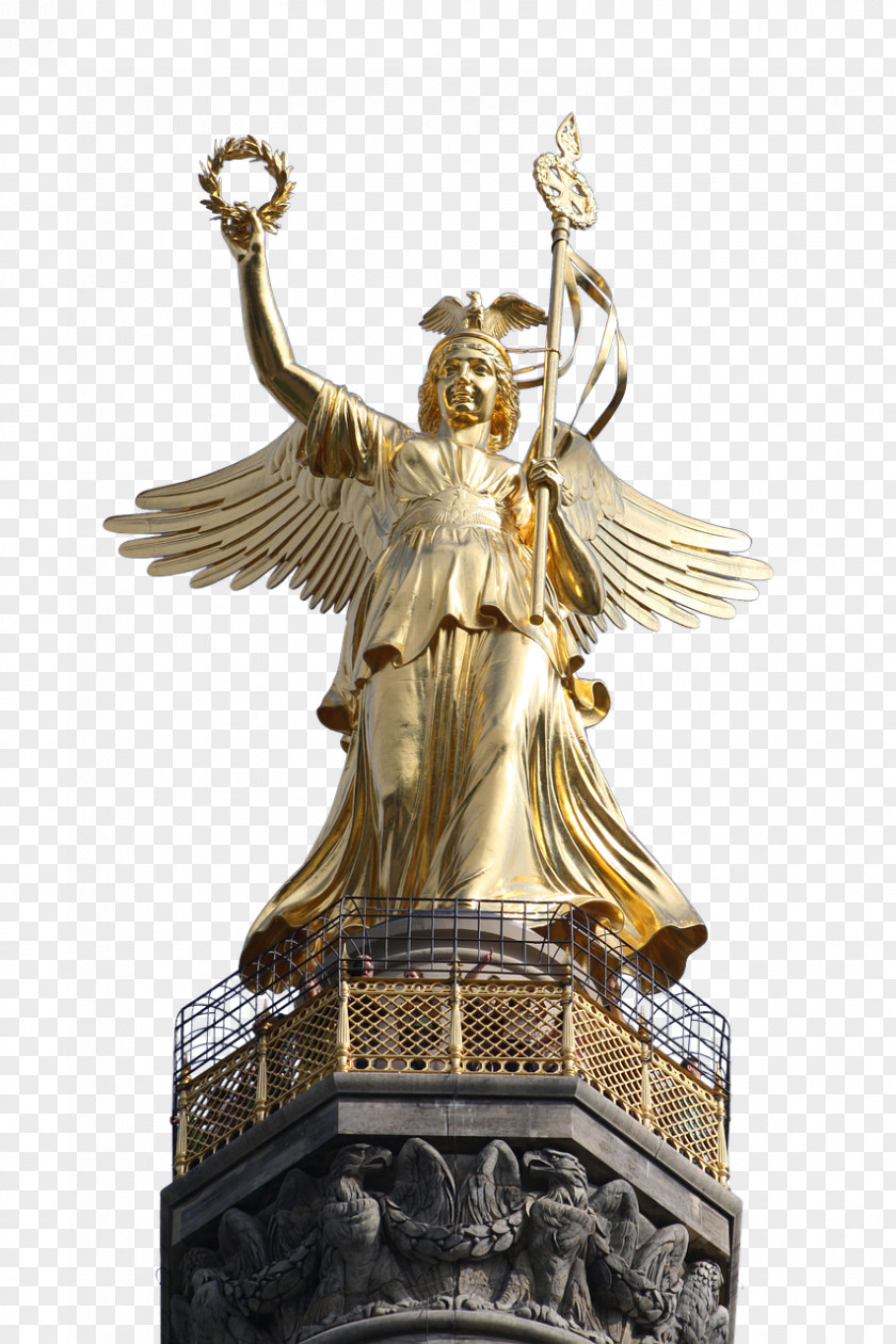 Goddess Berlin Victory Column Brandenburg Gate Monument PNG