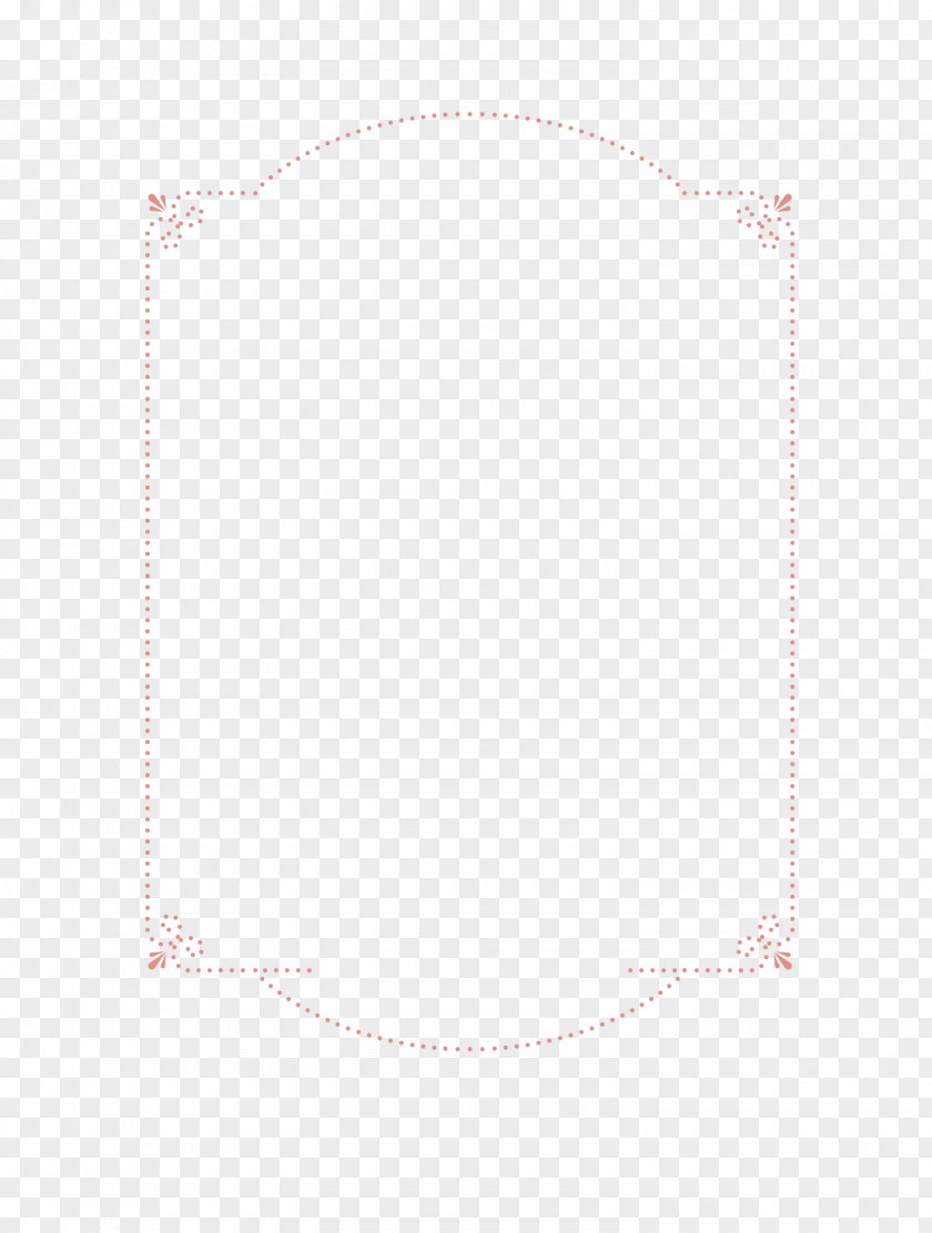 Hand Painted Pink Border Vector Snow PNG