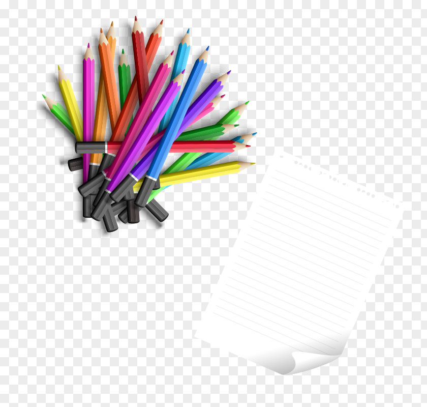 Office Scene Pen And Paper Pencil PNG