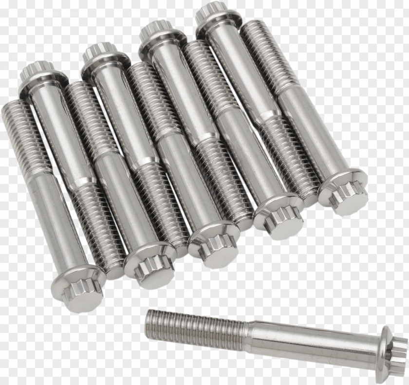 Screw Fastener Steel Bolt Cylinder PNG