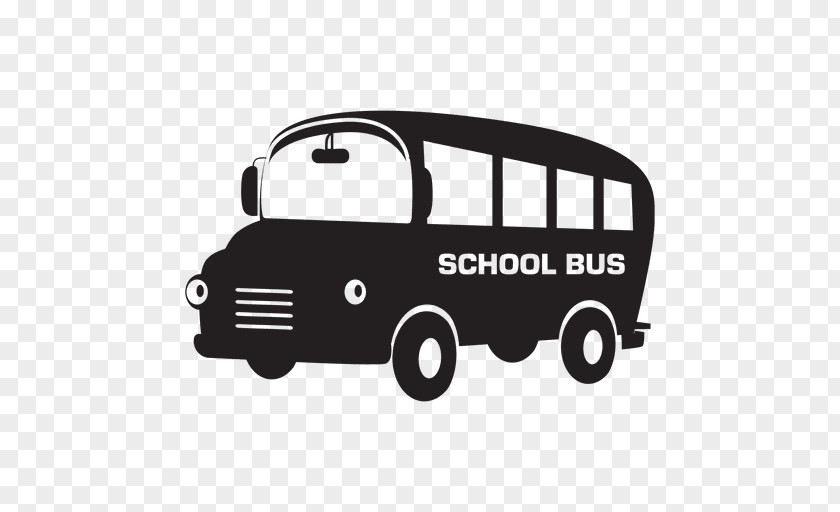 Bus School Silhouette PNG