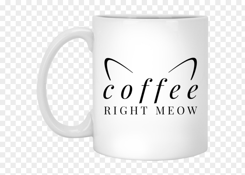 Cat Coffee Cup Mug Brand Font PNG