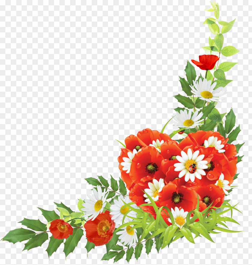 Corner Flowers Android Download PNG